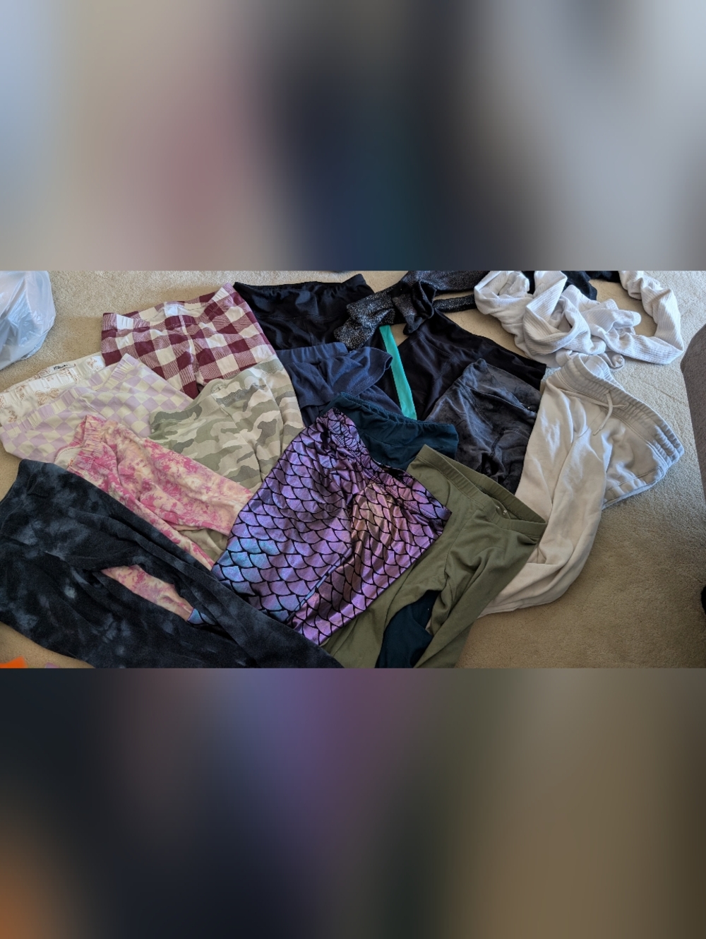 20 Girls Leggings - 6 Tights & 14 Leggings - Majority Size 7/8